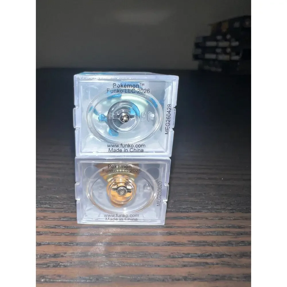 2 BITTY 1-Inch Funko Pops Eevee & Glaceon #577 & #930 Pokemon Ice Evolution TCG